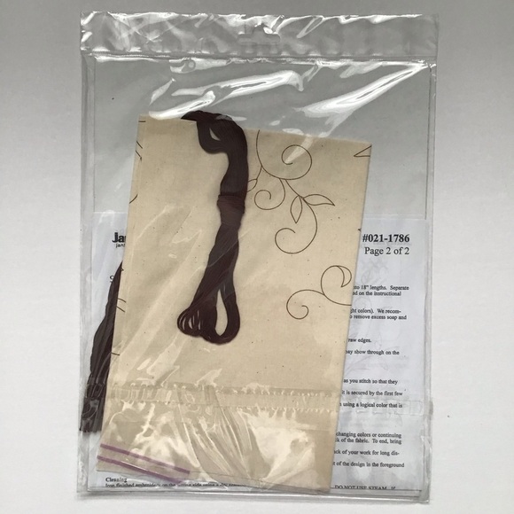 NEW Janlynn Simple Stitch BIRD SILHOUETTE Farmhouse Stitchery Kit 14x14" USA - Picture 4 of 8